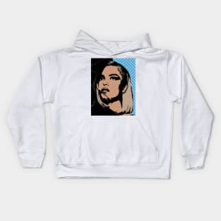 bebe rexha style pop art Kids Hoodie